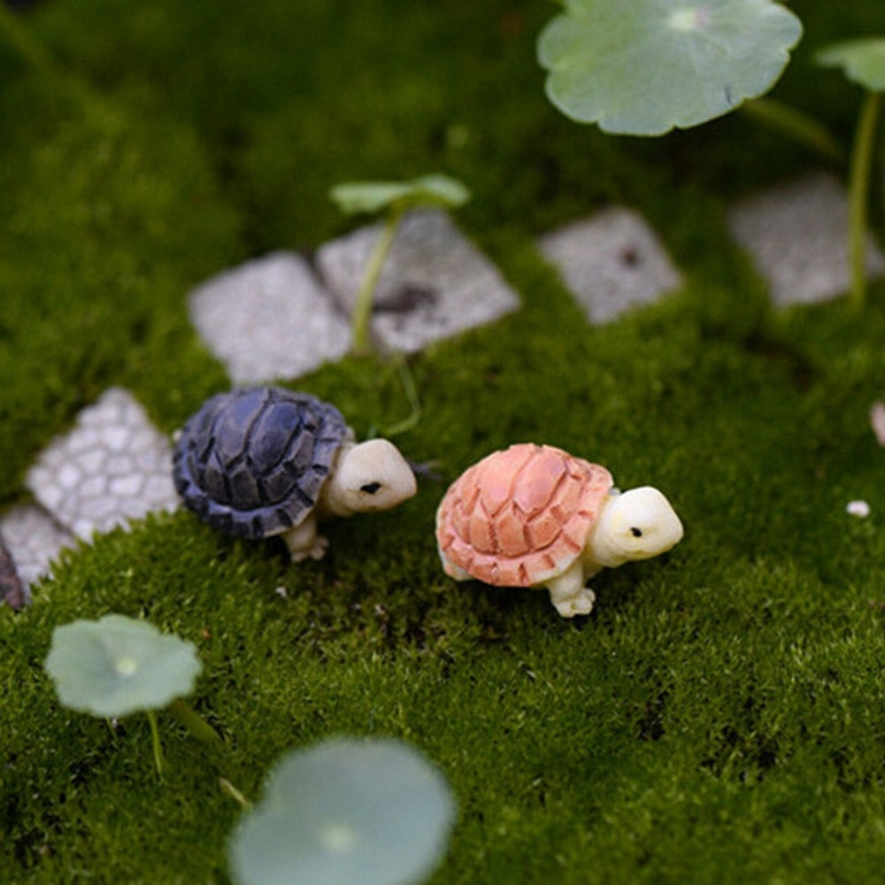 Super Tiny Resin Turtle 12mm Micro Terrarium Fairy Garden Dolls