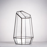 Modern Geometric Terrarium  Vintage Victorian Large Flowerpot